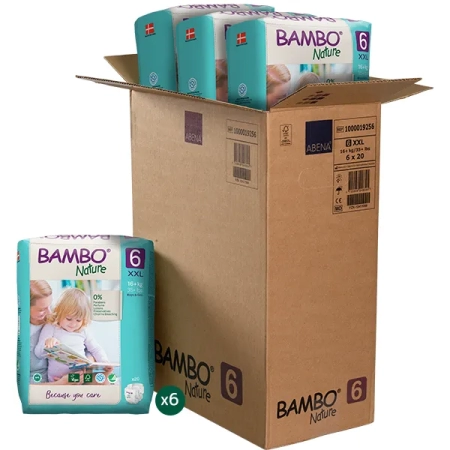 Πάνες Bambo Nature No6 (16+kg) Συσκ. 120τεμ.